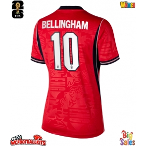 England Jude Bellingham #10 Replica Away Stadium Shirt for Women World Cup 2026 Short Sleeve